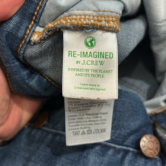 Jcrew 10” High rise Skinny Jeans 31 - Picture 2 of 5